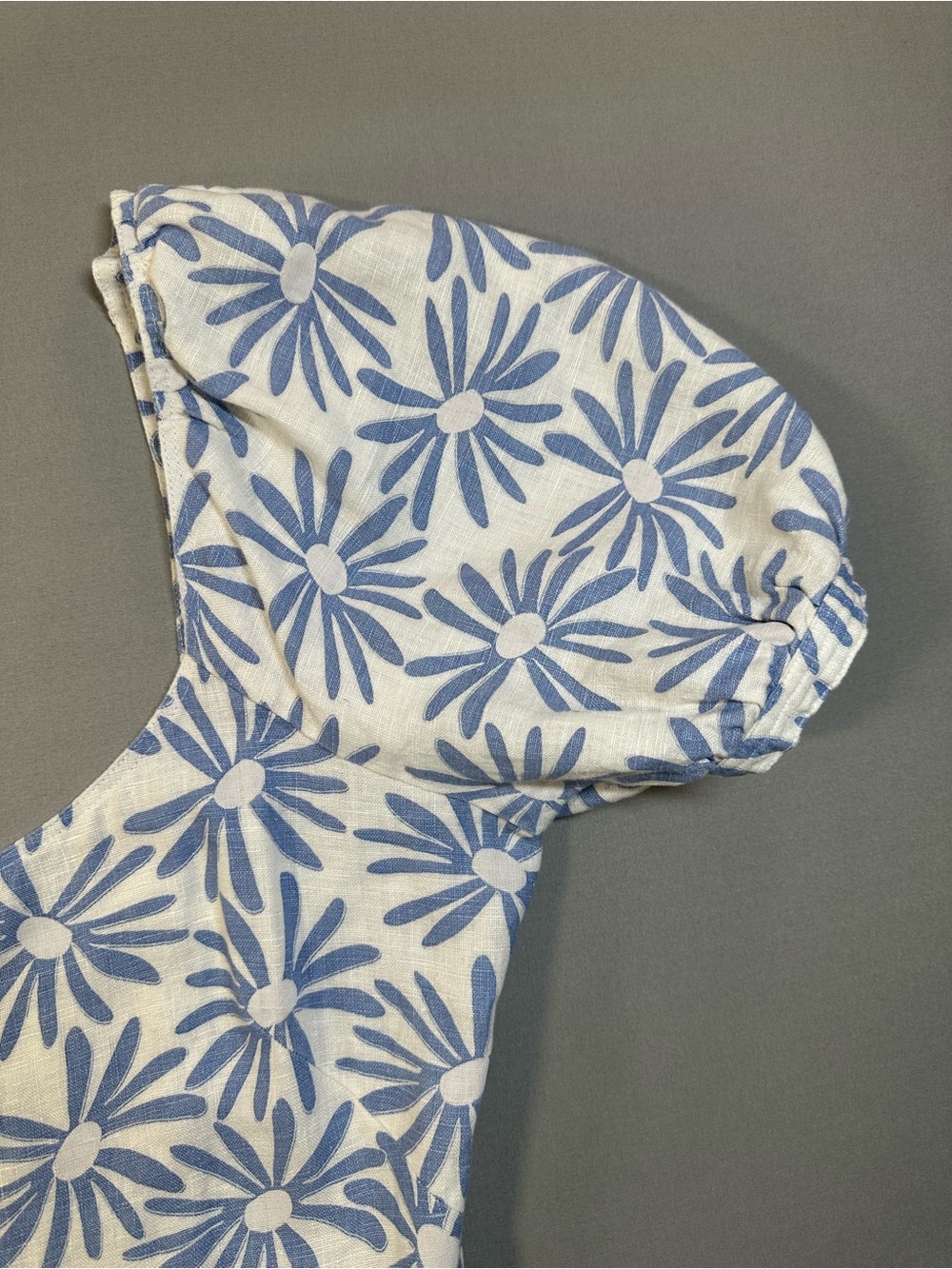 Polo Ralph Lauren Kai Linen Midi Dress, Blue Daisy Floral Print - Womens 14 - Picture 12 of 16